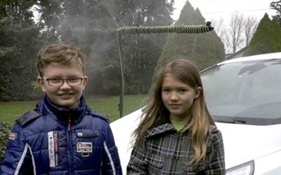 El sistema limpiaparabrisas más ecológico que existe, ideado por dos niños alemanes